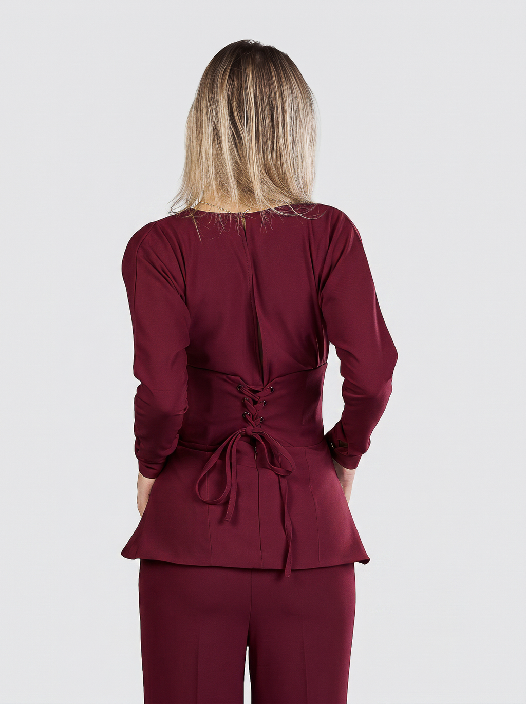 Burgundy Leona Suit