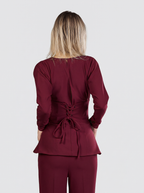 Burgundy Leona Suit