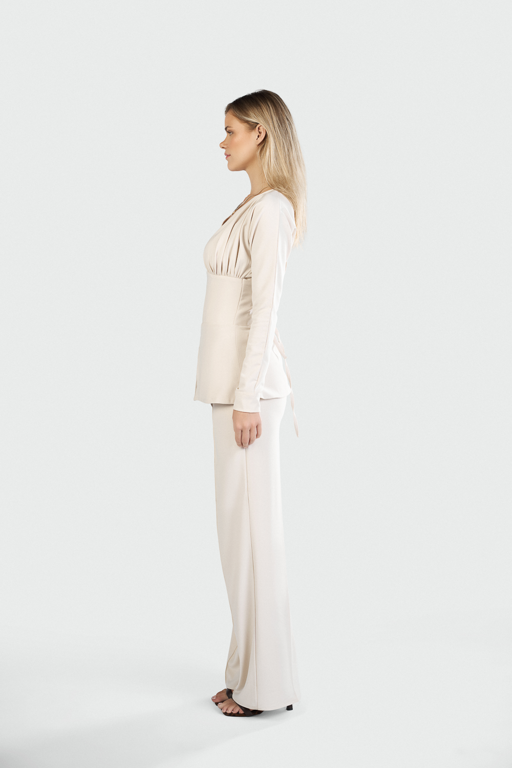 Light Beige Leona Suit